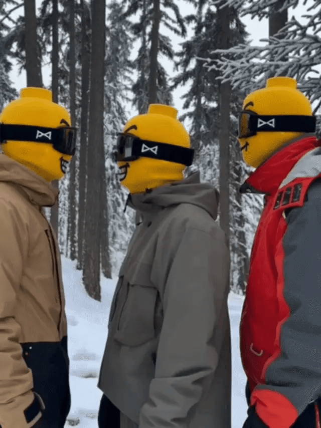 Grinora™ Funny Face Cotton Ski Mask